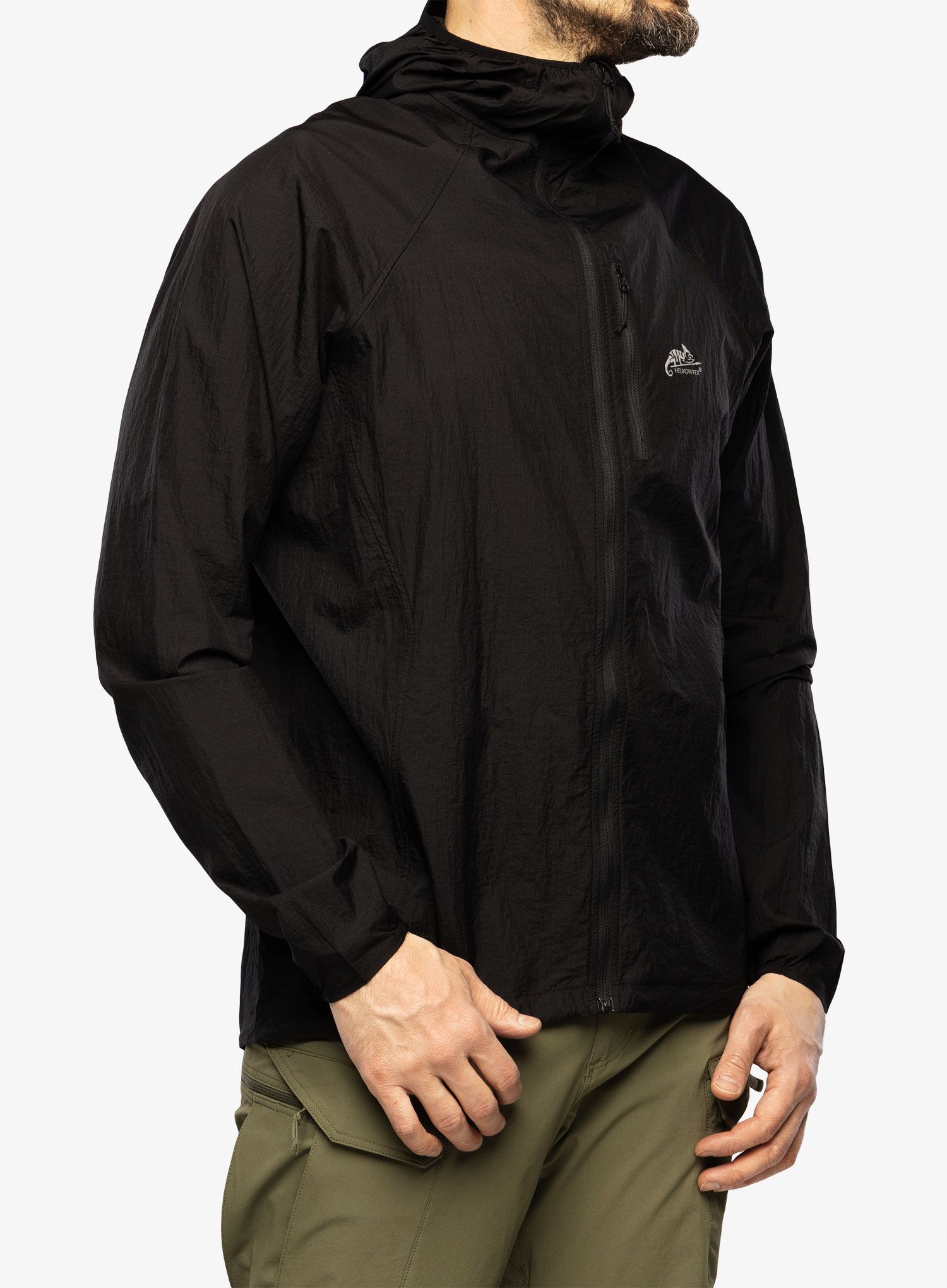 Vetrovka Helikon-Tex Tramontane Wind Jacket WindPack - black