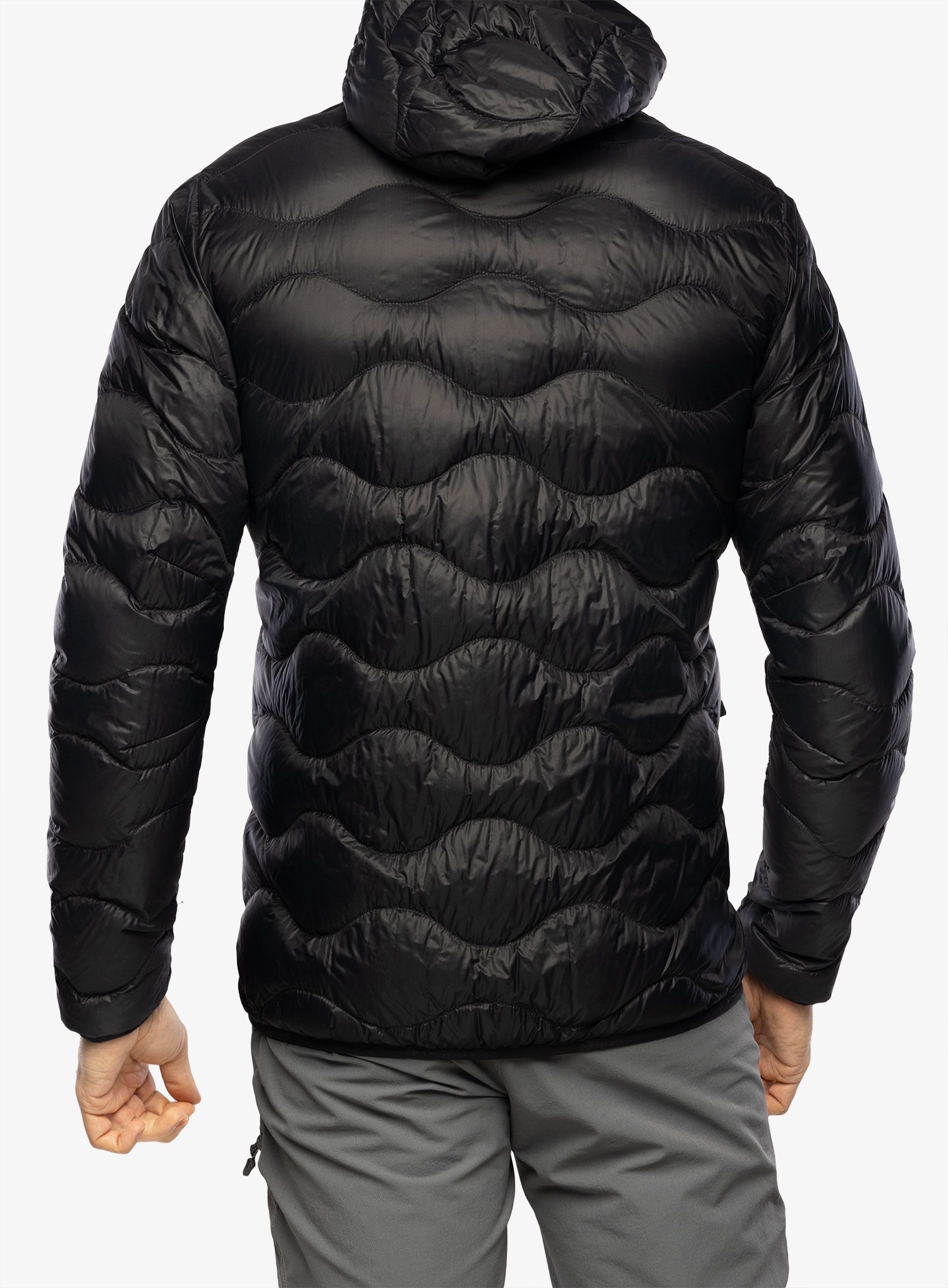 Páperová bunda Peak Performance Helium Down Hood Jacket - black