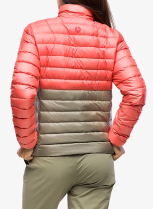 Bunda páperová dámska Marmot Highlander Jacket - grapefruit/vetiver