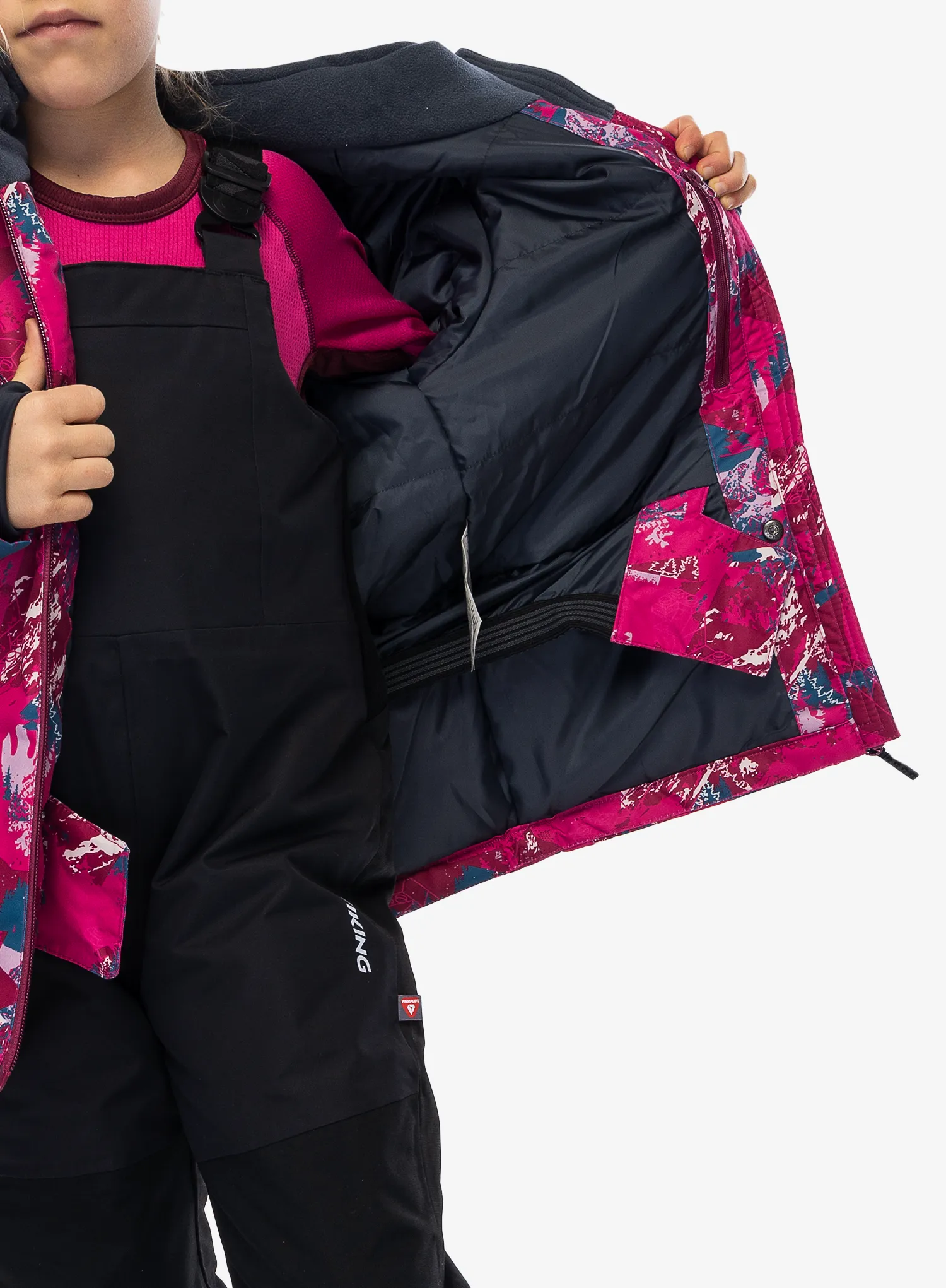 Detská bunda LEGO Jad 710 - dark pink