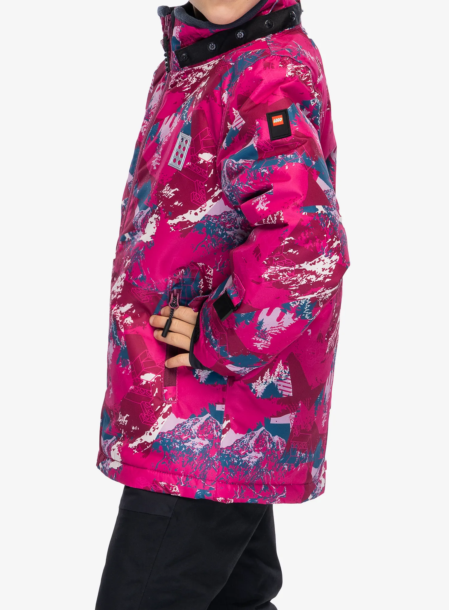 Detská bunda LEGO Jad 710 - dark pink