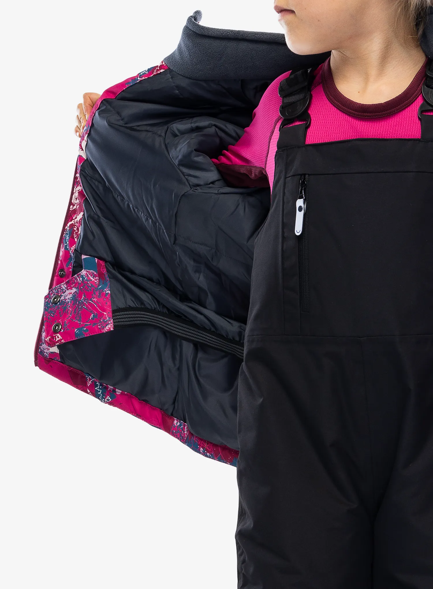Detská bunda LEGO Jad 710 - dark pink