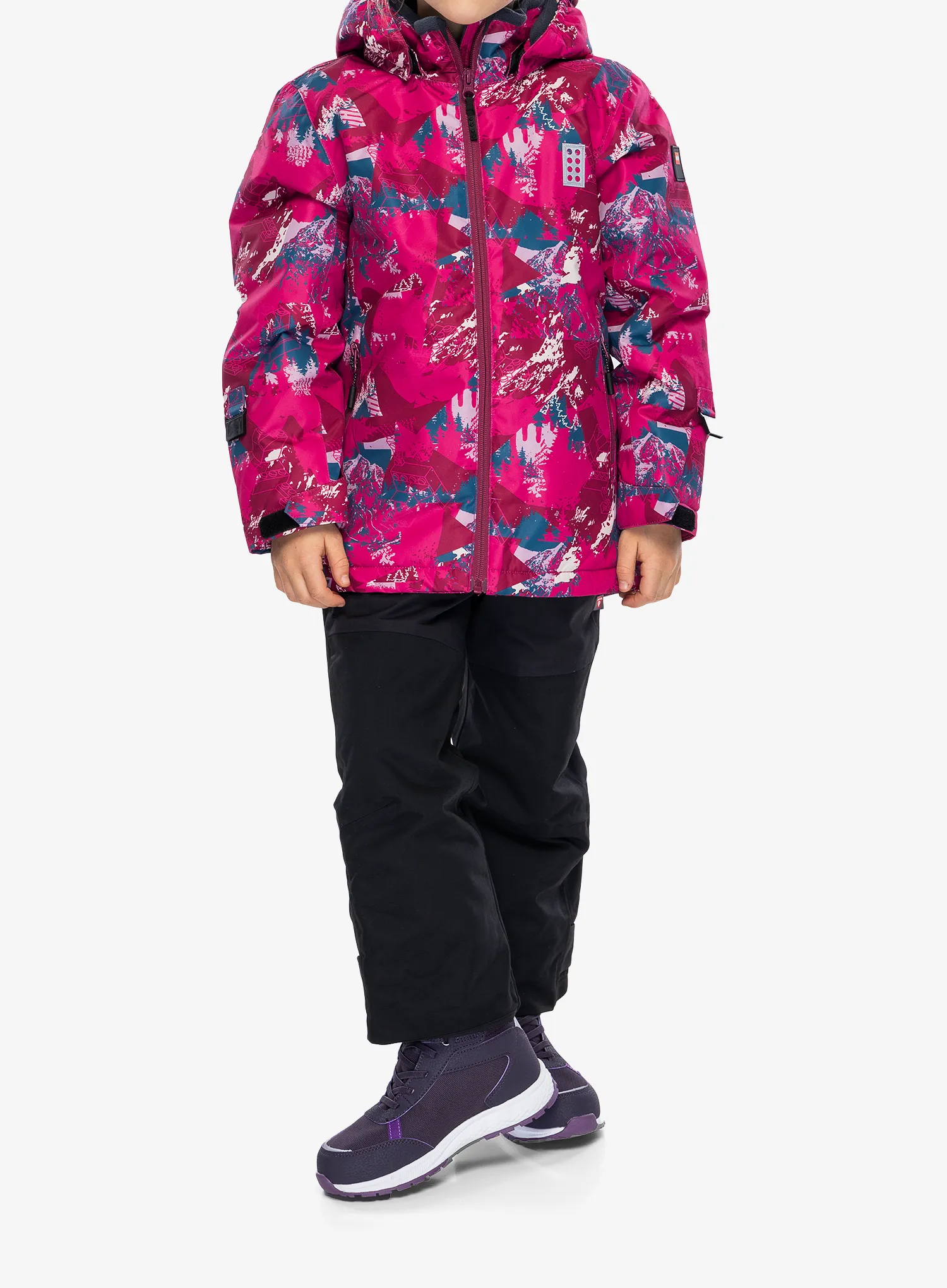 Detská bunda LEGO Jad 710 - dark pink