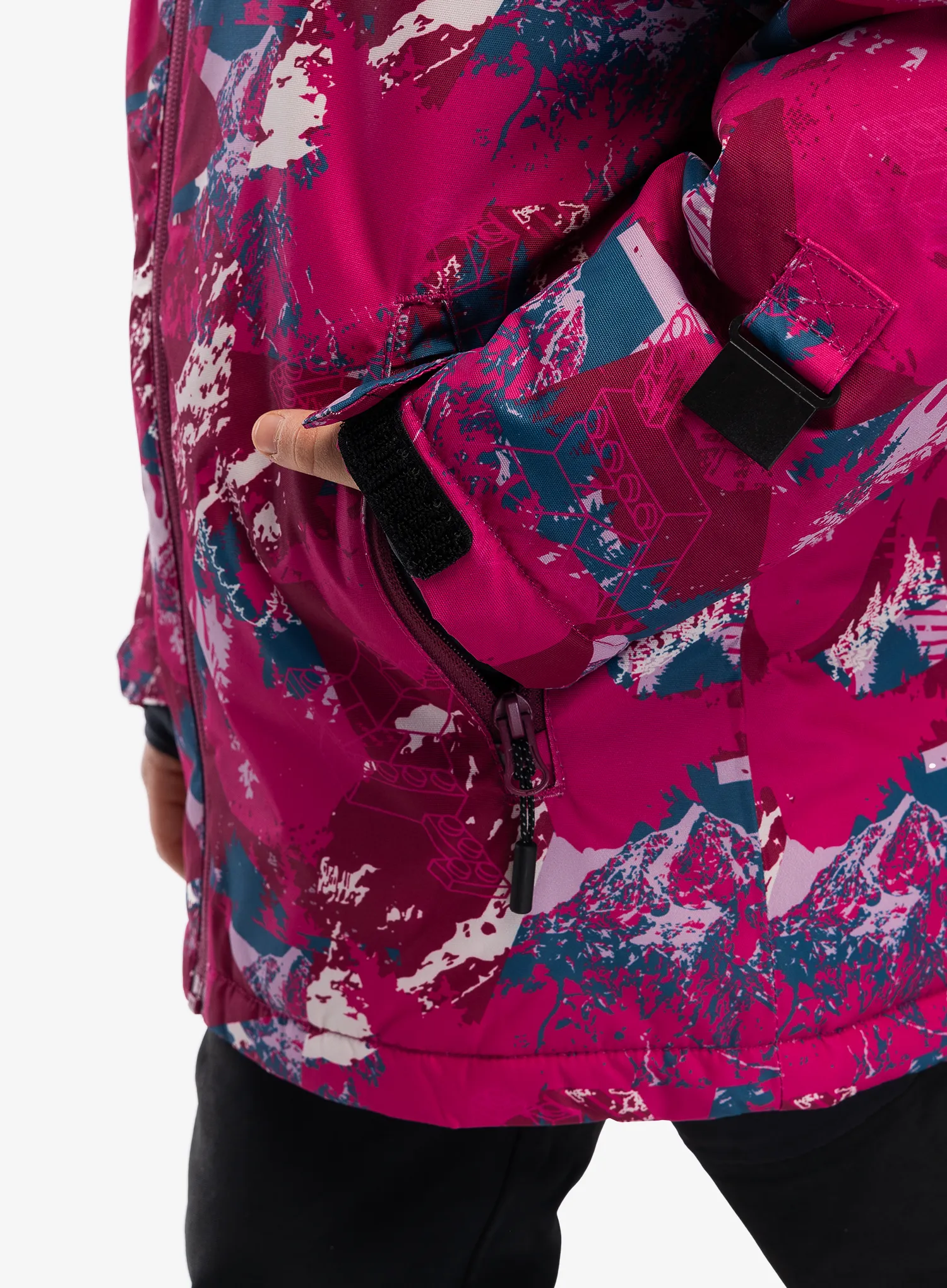 Detská bunda LEGO Jad 710 - dark pink