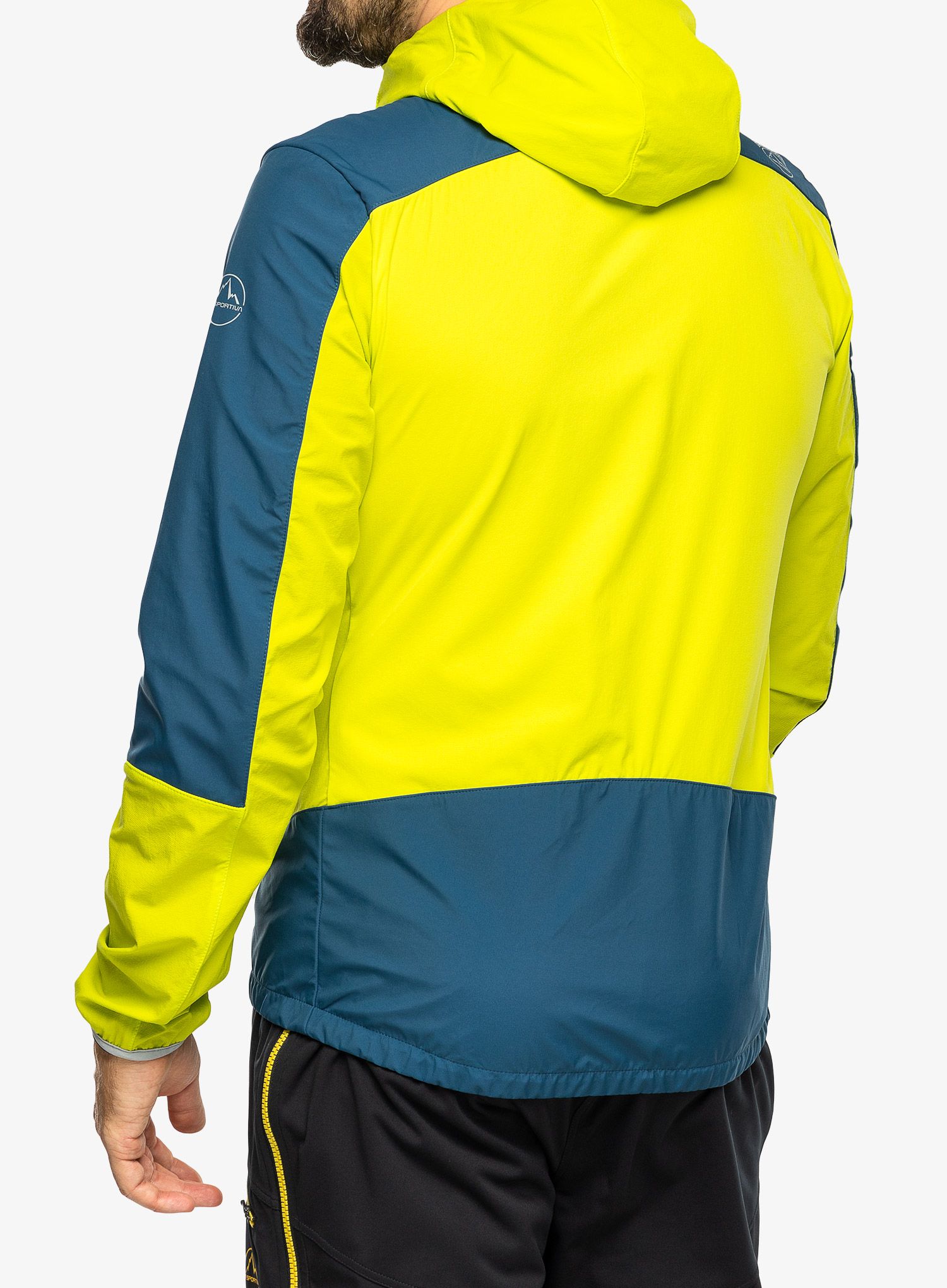 Softshellová bunda La Sportiva Aequilibrium Softshell Jkt - lime punch/storm blue