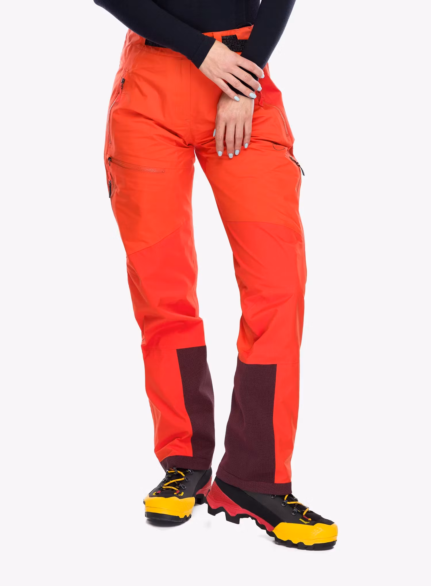 Dámske GORE TEX nohavice La Sportiva Alpine Guide GTX Pant - cherry tomato