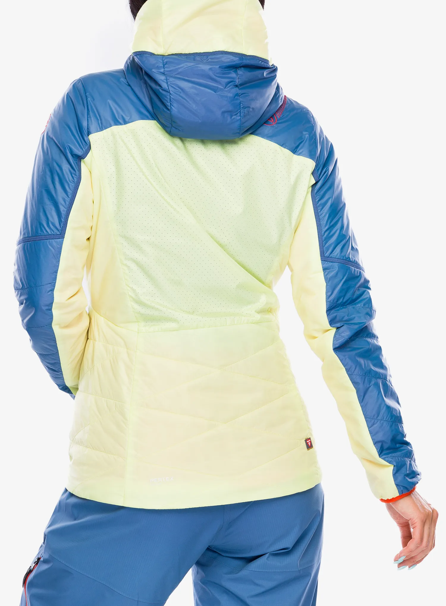 Zateplená bunda dámska La Sportiva Alpine Guide Primaloft Hoody - moonlight/zest