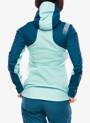Softshellová bunda dámska La Sportiva Alpine Guide Softshell Jacket - iceberg/storm blue