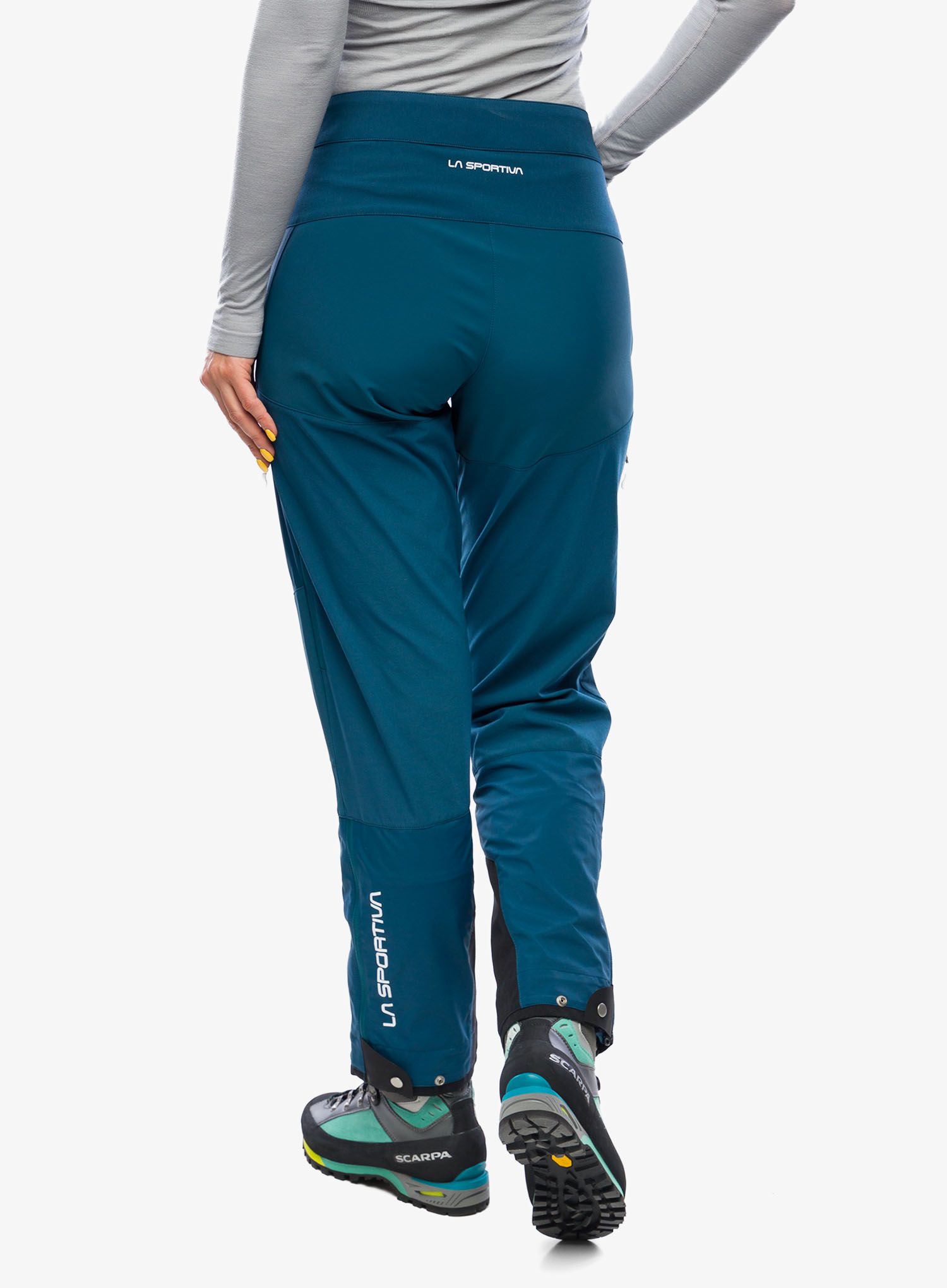 Dámske softshellové nohavice La Sportiva Alpine Guide Softshell Pant - storm blue