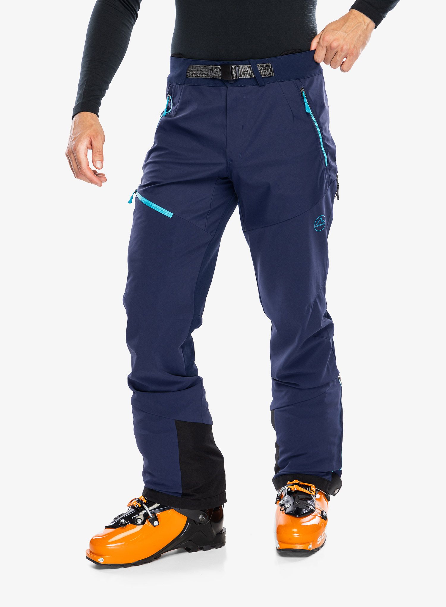 Softshellové nohavice La Sportiva Alpine Guide Windstopper Pant - deep sea