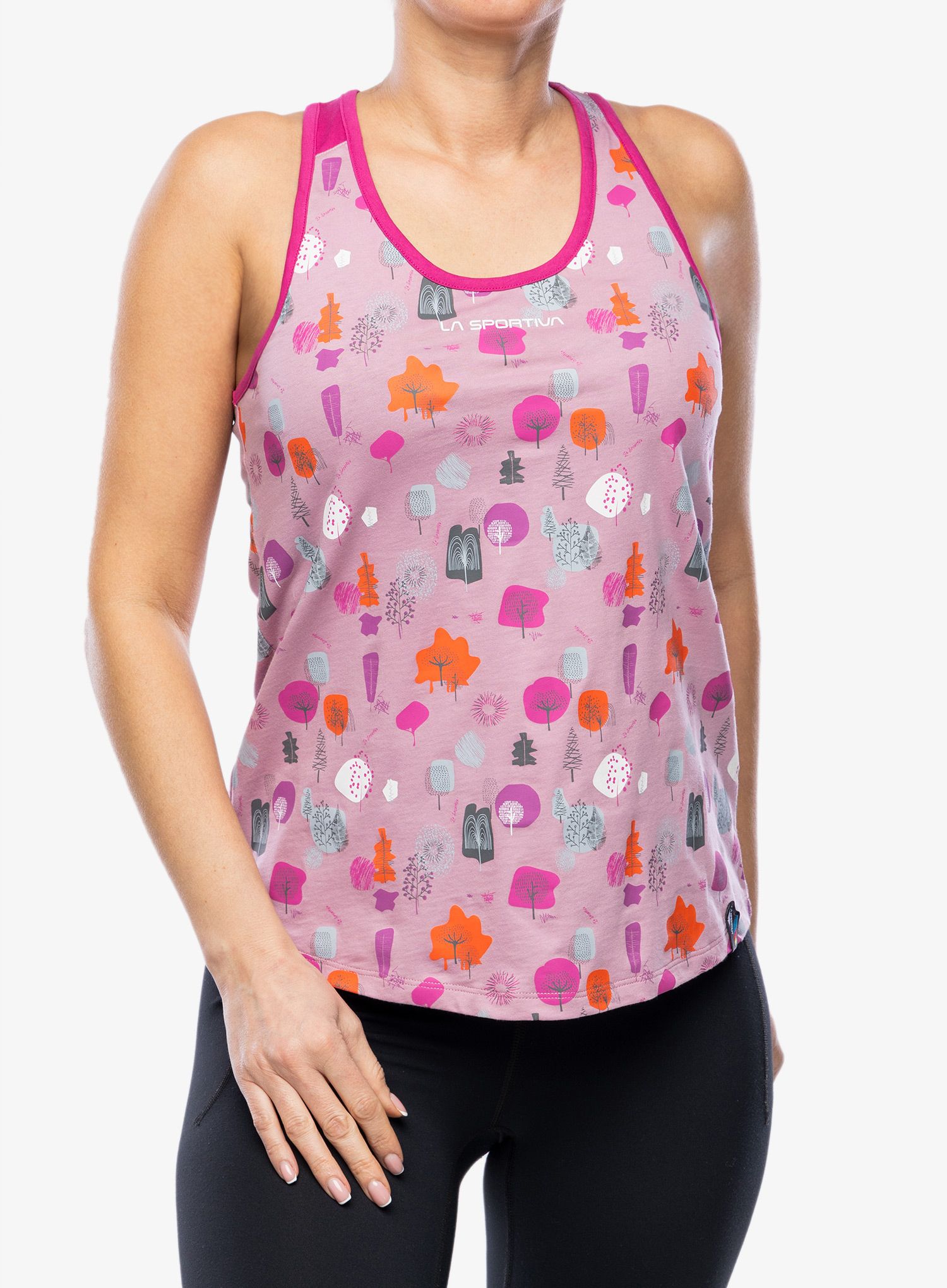 Dámsky lezecký top La Sportiva Botanic Tank - rose/springtime