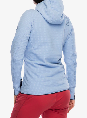 Flísová mikina dámska La Sportiva Bristen Thermal Hoody - stone blue/moonlight