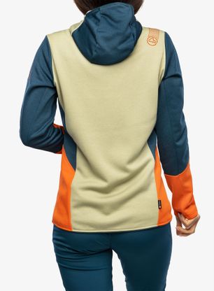 Dámska mikina s kapucňou La Sportiva Cosmic Hoody - tea/storm blue