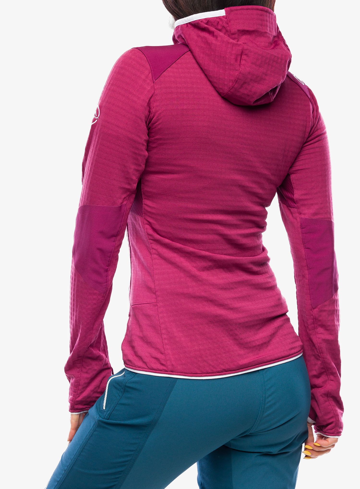 Dámska mikina s kapucňou La Sportiva Lucendro Thermal Hoody - red plum