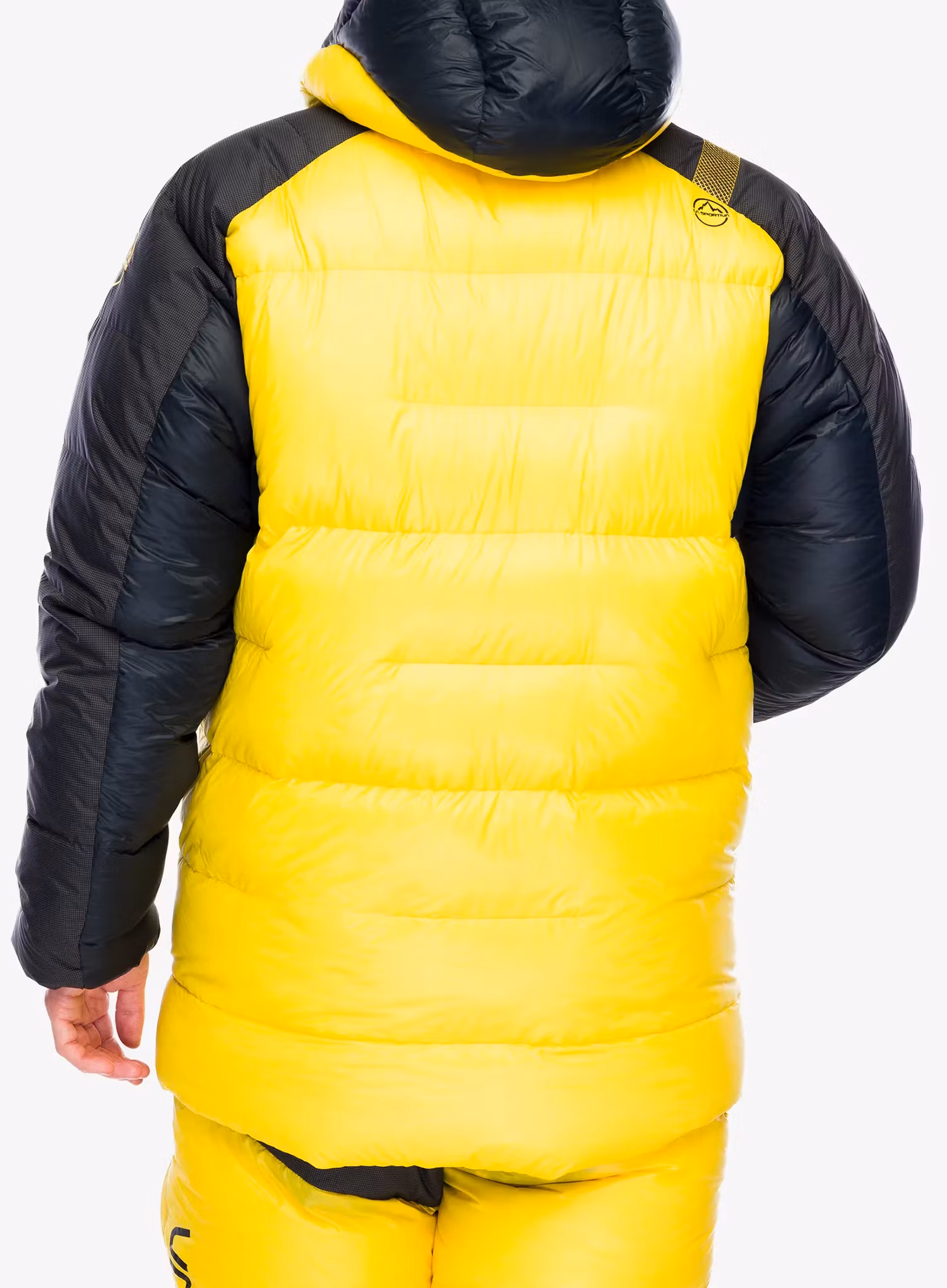 Páperová bunda La Sportiva Olympus Tech Down Parka - black/yellow