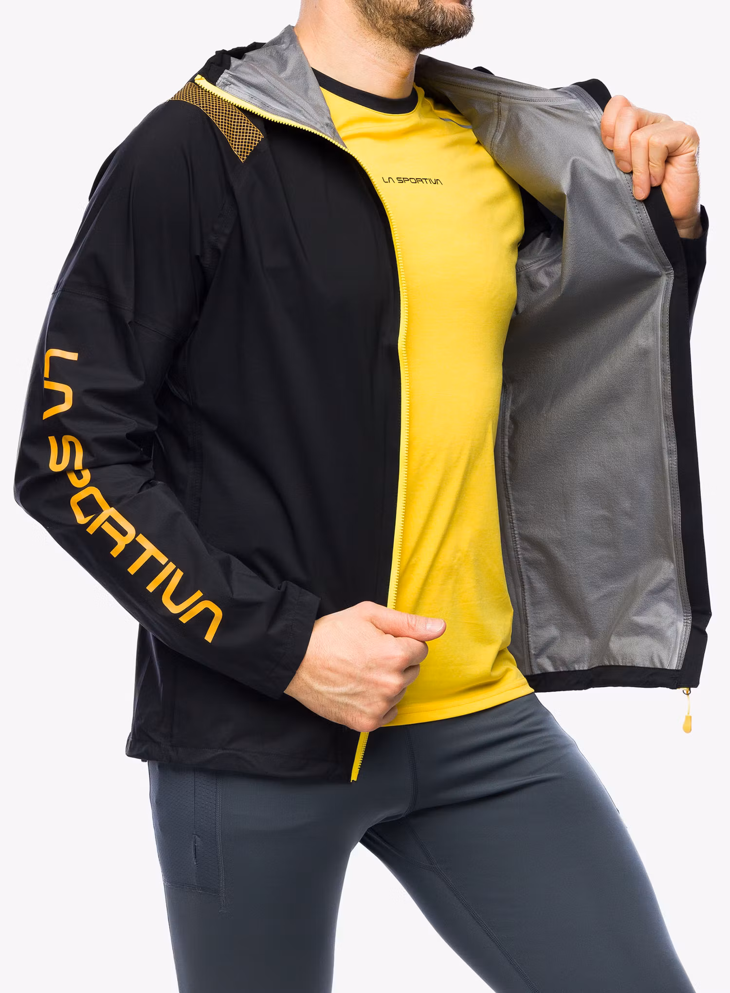 Bežecká bunda La Sportiva Pocketshell Jacket - black