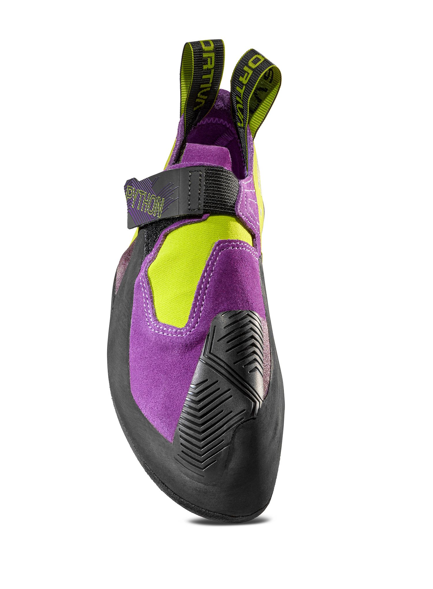 Lezecké topánky La Sportiva Python - purple/lime punch