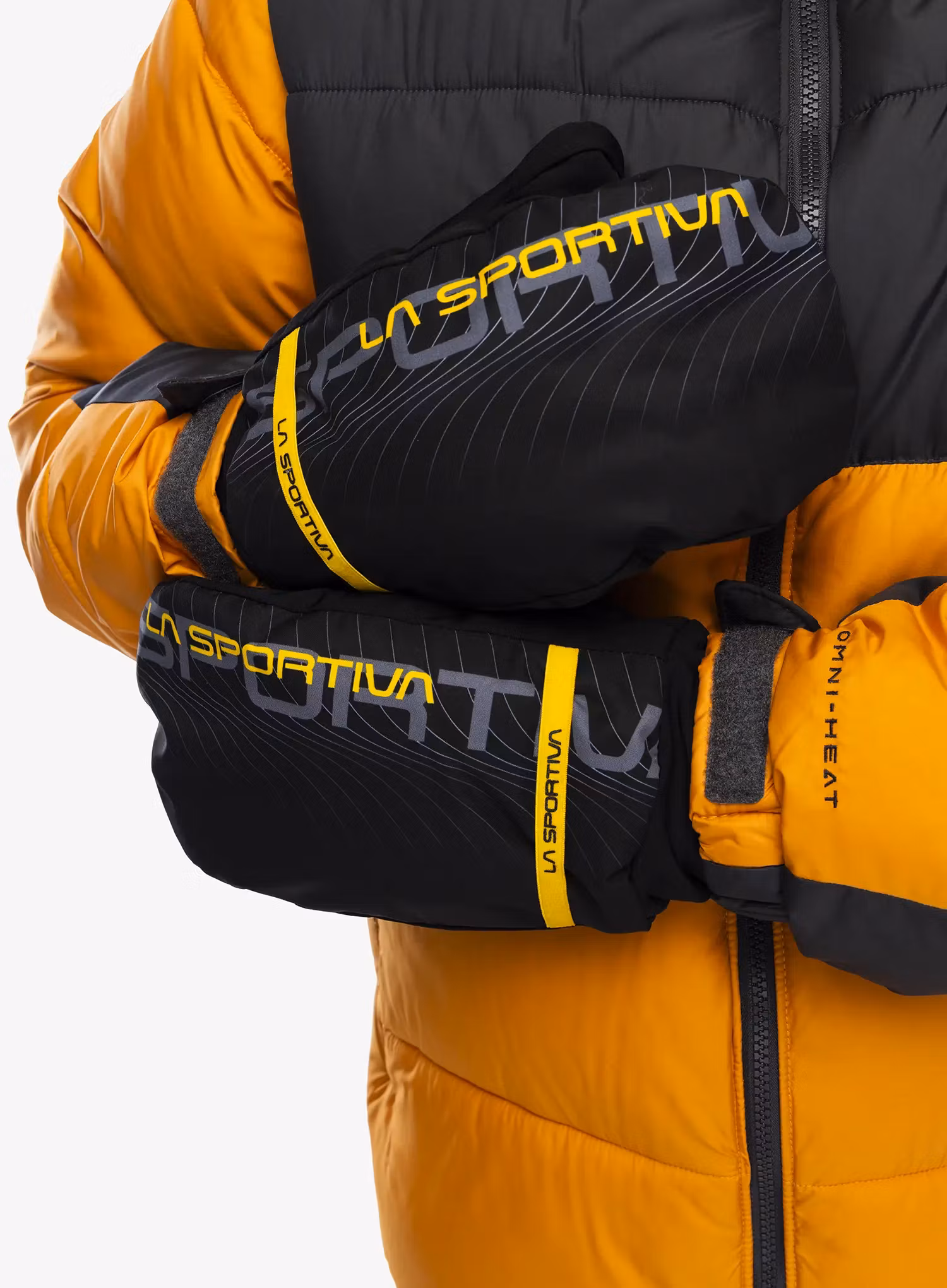 Rukavice La Sportiva Race Overgloves ECO - black/yellow