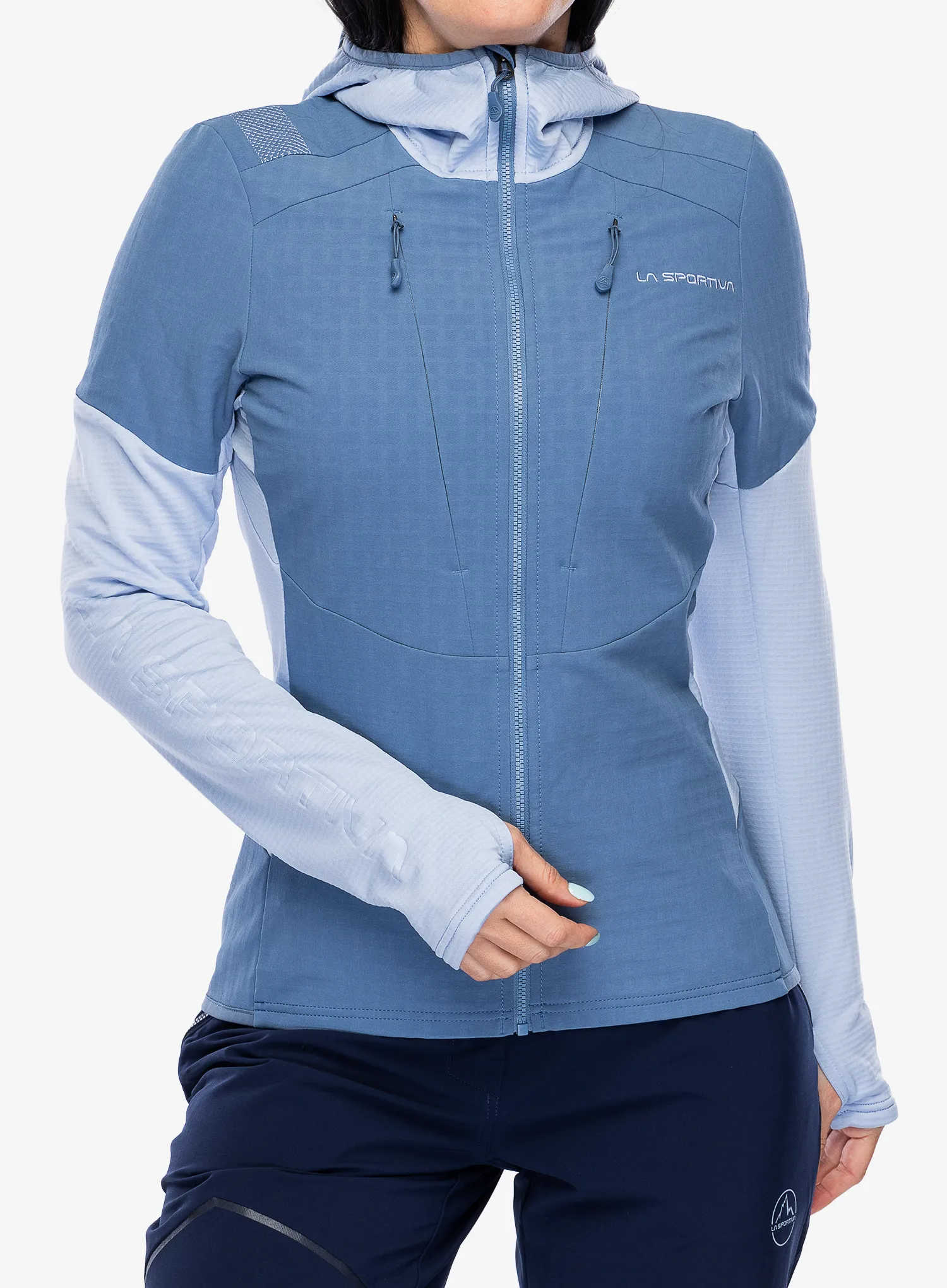 Dámska mikina s kapucňou La Sportiva Session Tech Hoody - moonlight/stone blue
