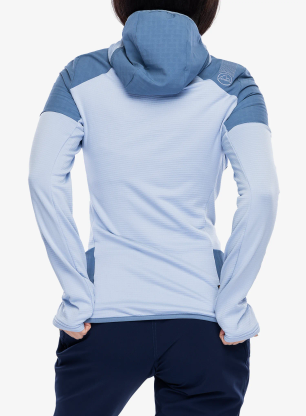 Dámska mikina s kapucňou La Sportiva Session Tech Hoody - moonlight/stone blue
