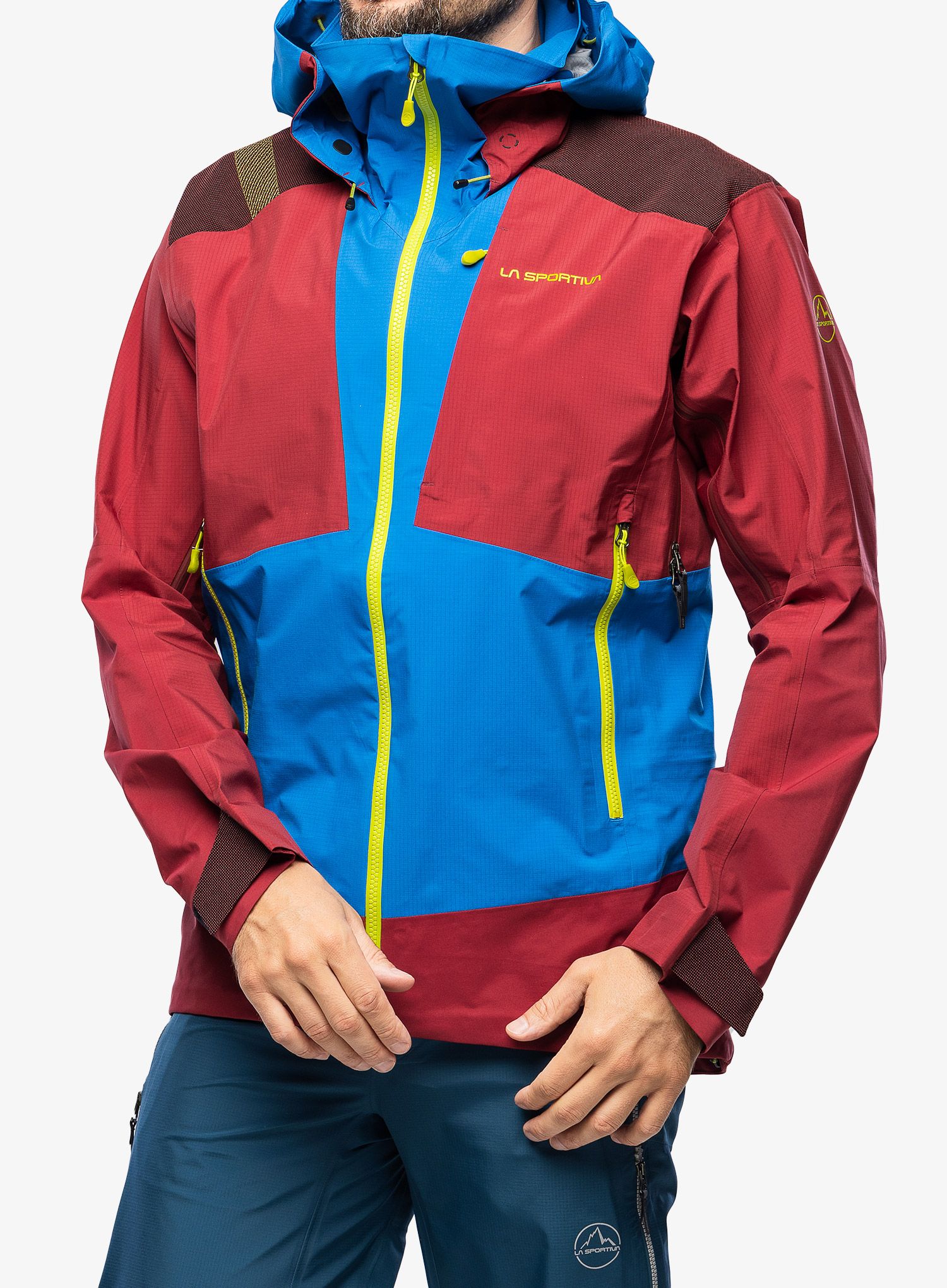 Nepremokavá bunda La Sportiva Supercouloir GTX Pro Jkt - electric blue/sangria