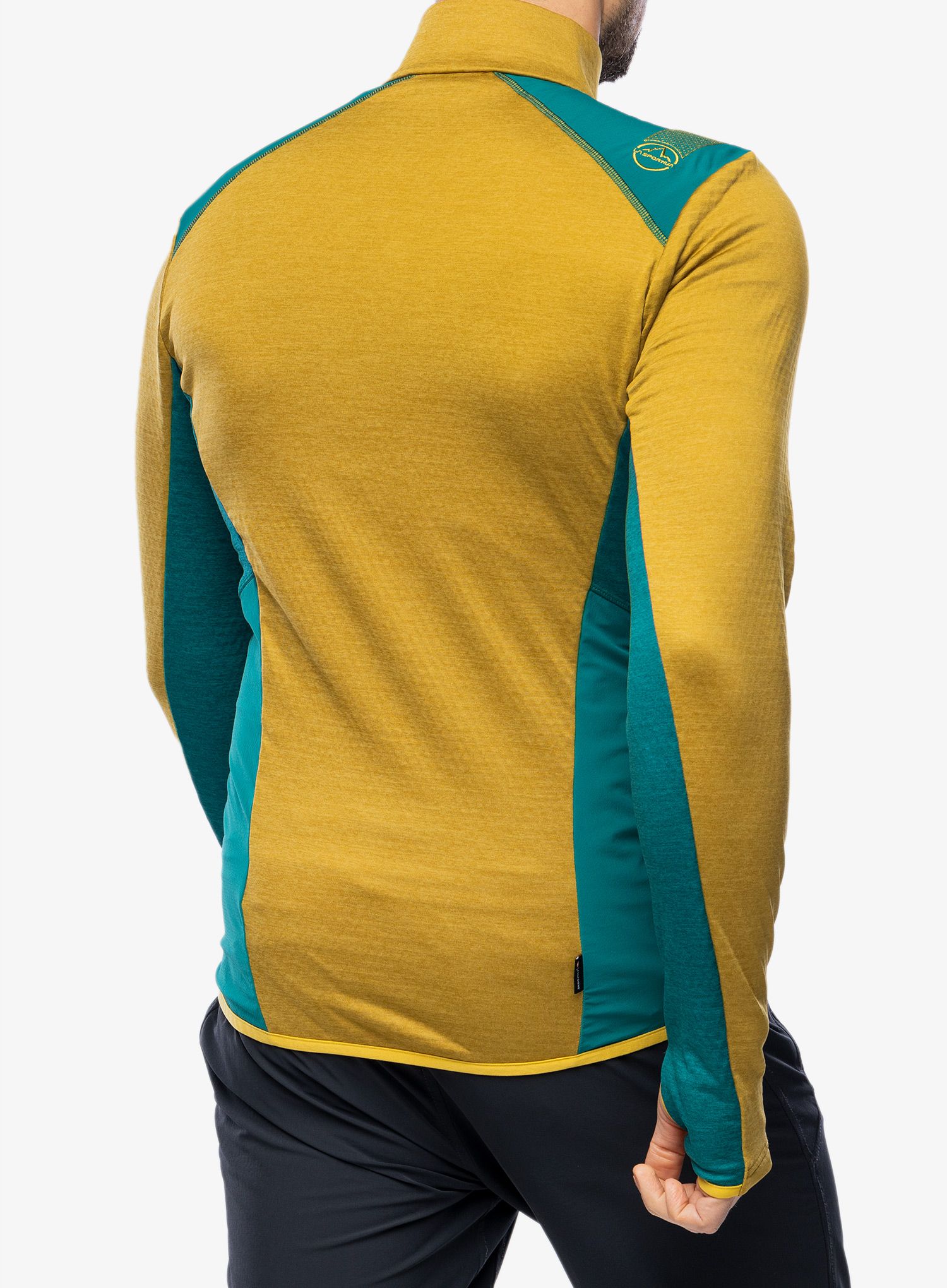 Mikina na zips La Sportiva True North Jacket - savana/everglade