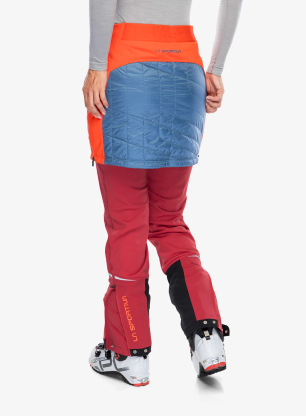 Zateplená sukňa La Sportiva Warm Up Primaloft Skirt - moonlight/cherry tomato