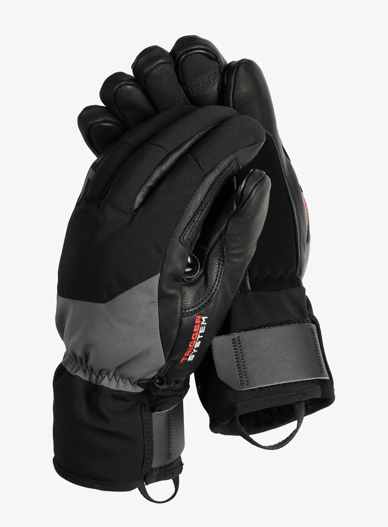 Lyžiarske rukavice Leki Hevon Thermo 3D - black