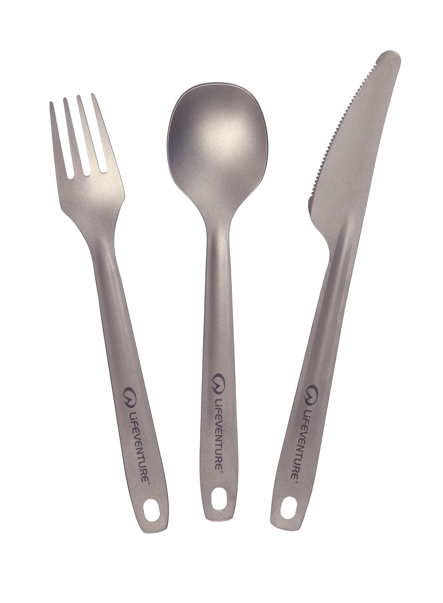 Turistický príbor Lifeventure Superlight Titanium Cutlery Set