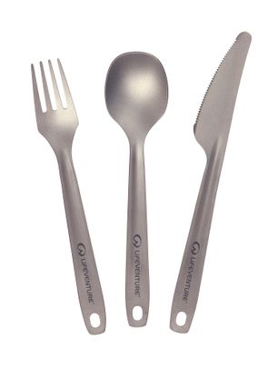 Turistický príbor Lifeventure Superlight Titanium Cutlery Set
