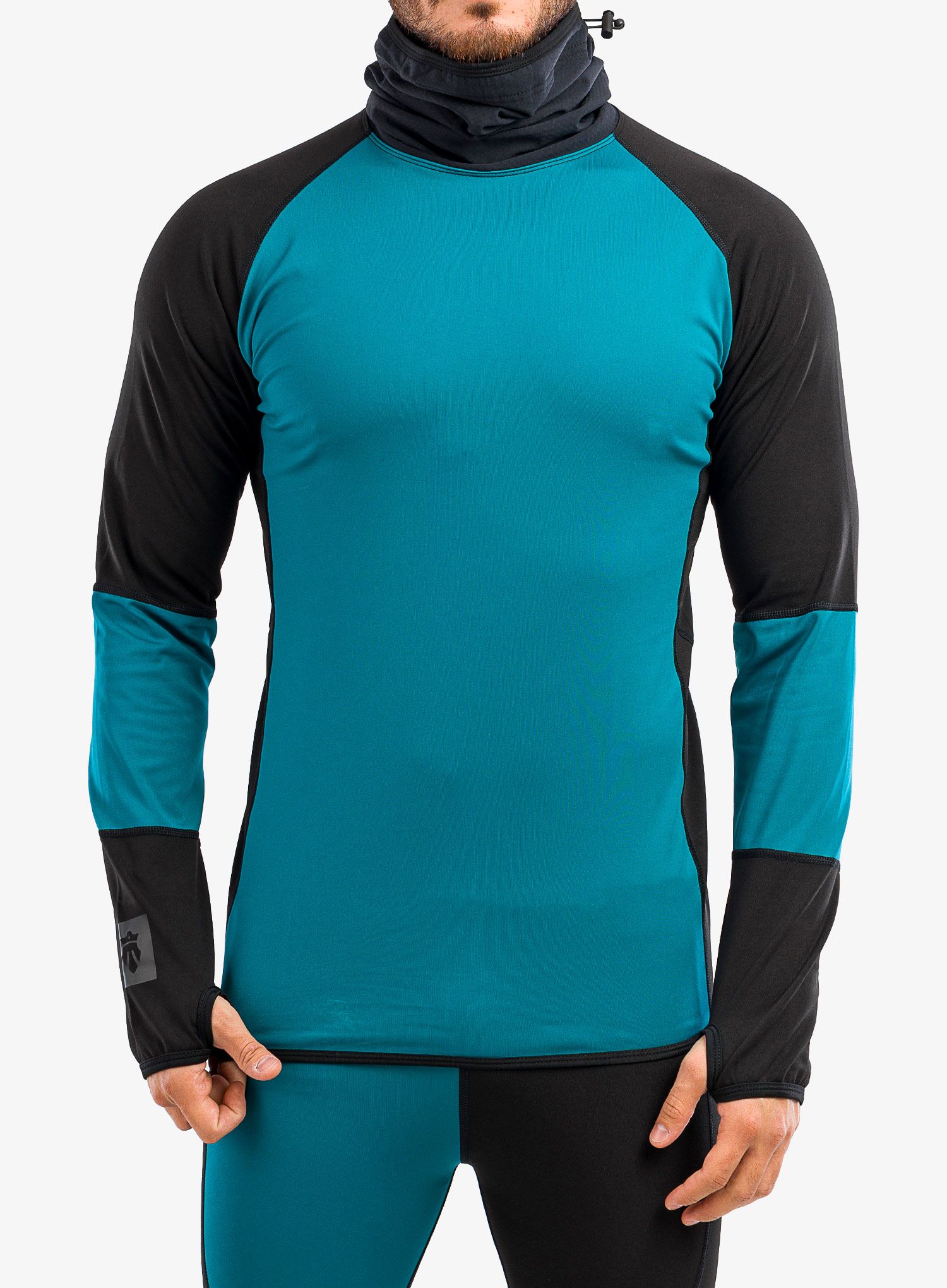 Funkčné tričko Majesty Surface Base Layer Top - black/green