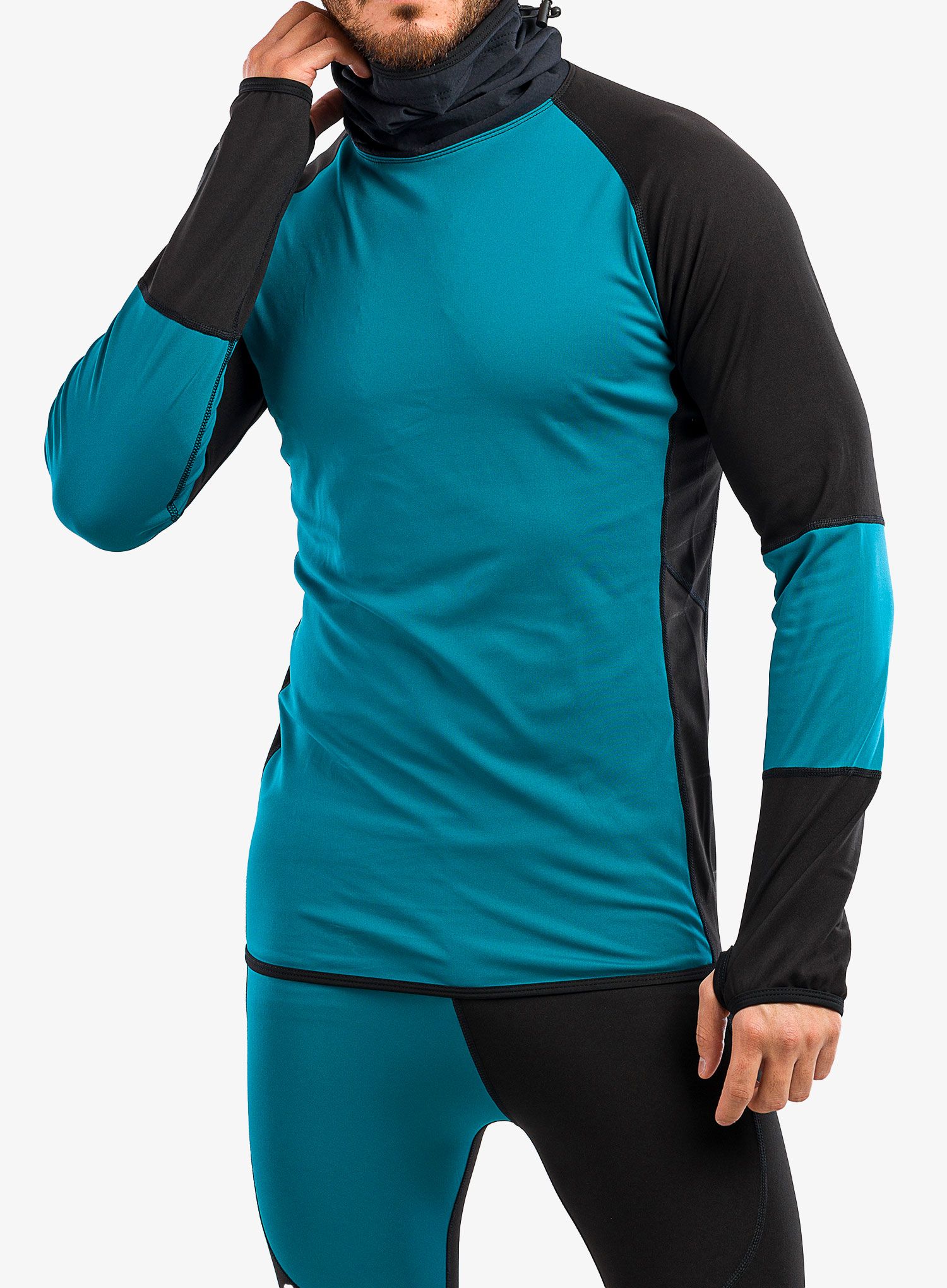 Funkčné tričko Majesty Surface Base Layer Top - black/green