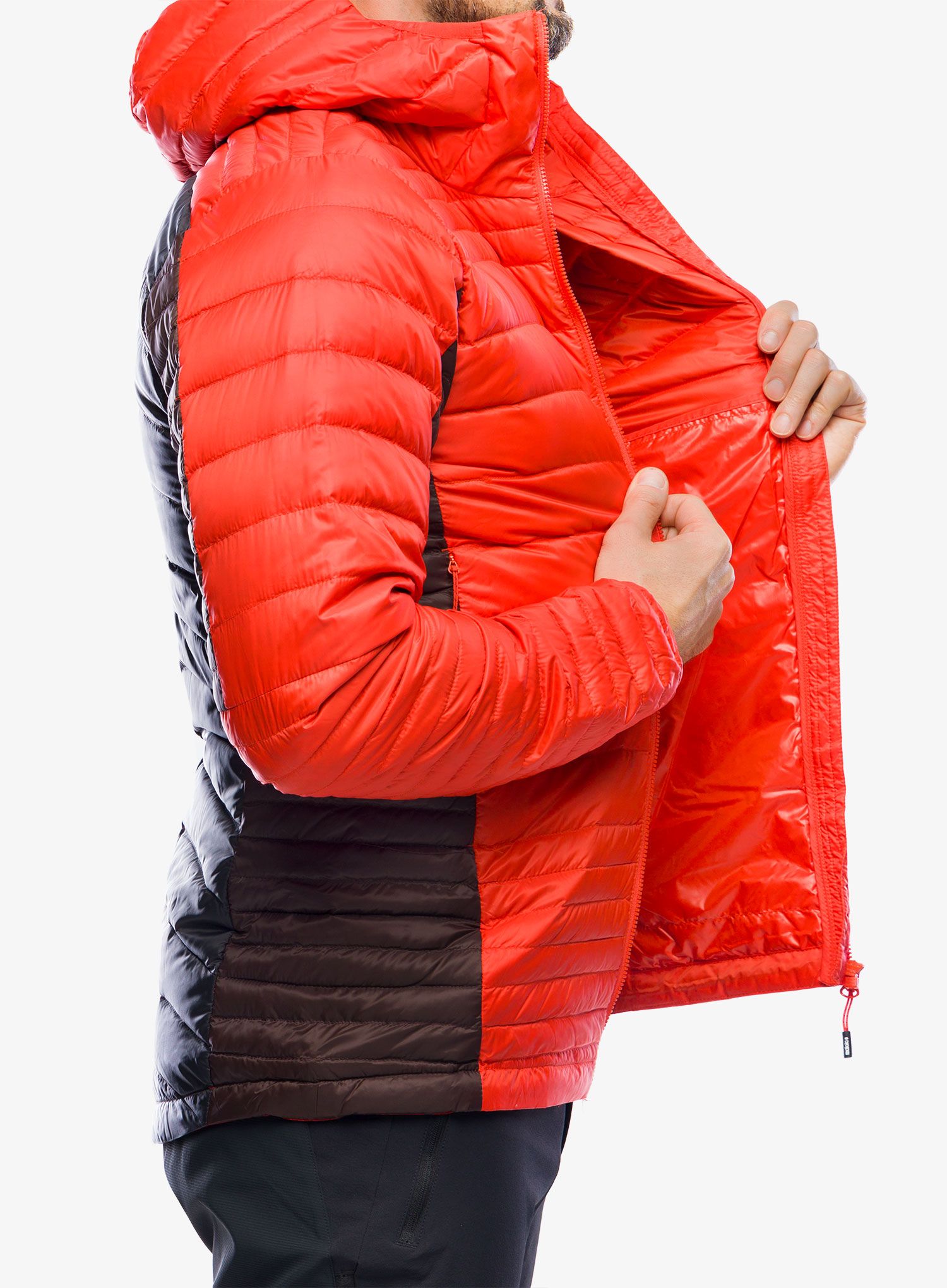 Páperová bunda Maloja Almaj - fire red multi