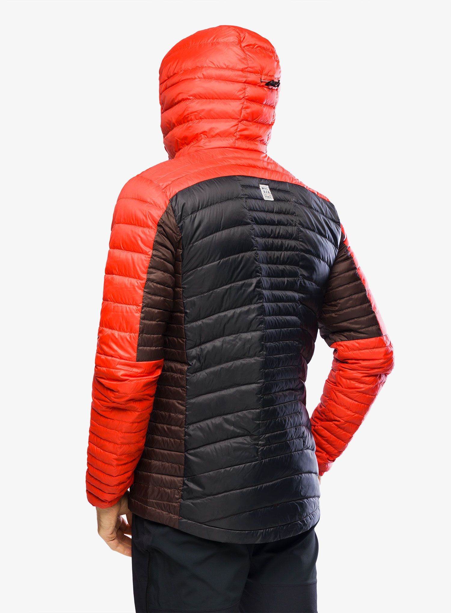 Páperová bunda Maloja Almaj - fire red multi