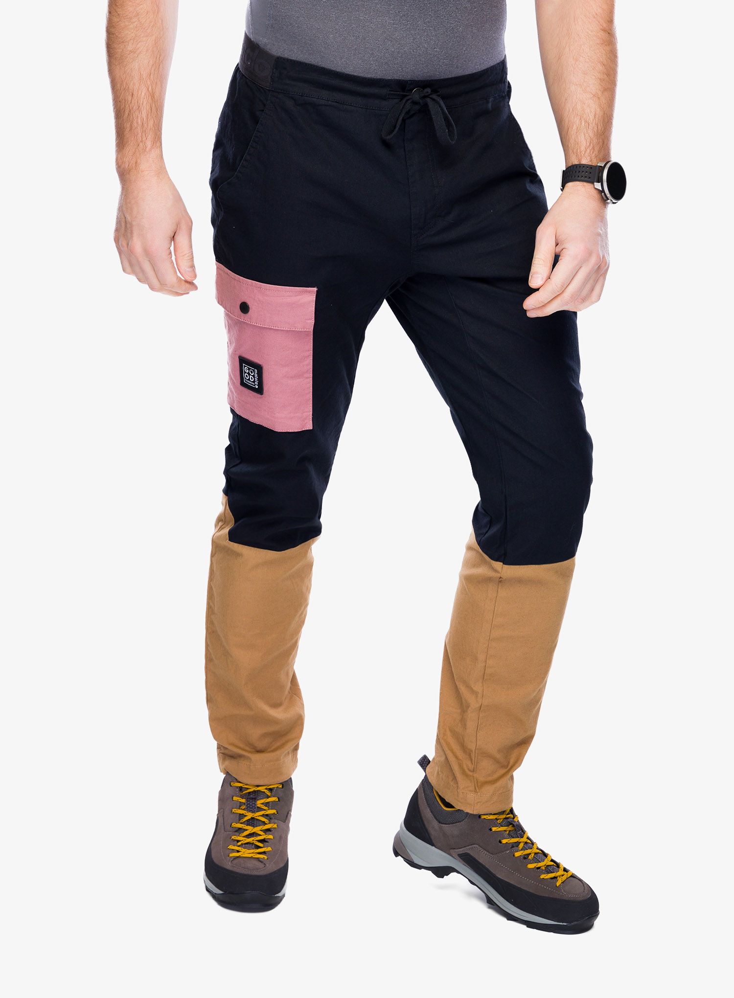 Turistické nohavice Maloja Arblatsch - deep black multi