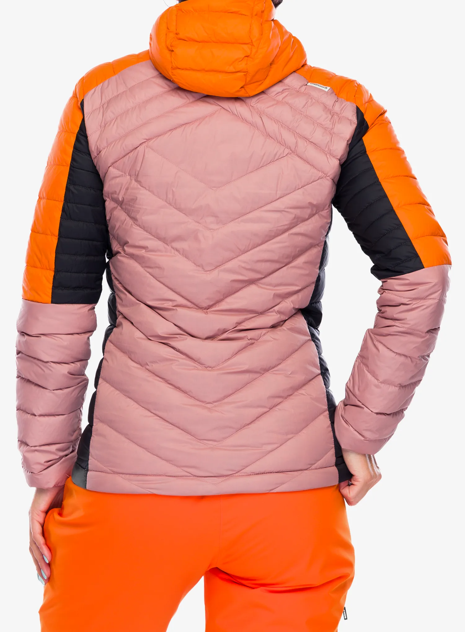 Bunda páperová dámska Maloja Argentera - mauve multi
