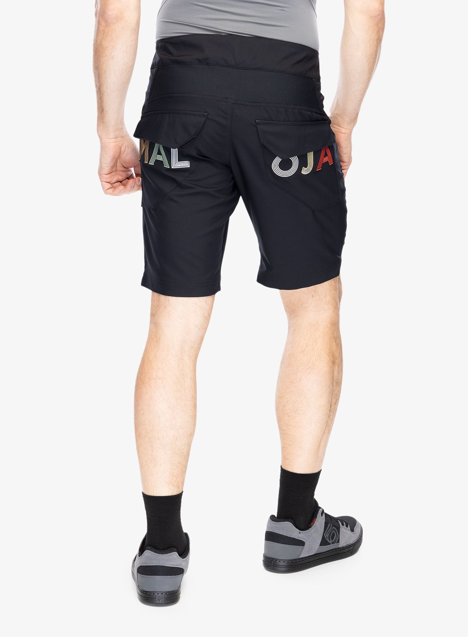 Cyklistické šortky Maloja Bardin - deep black multi
