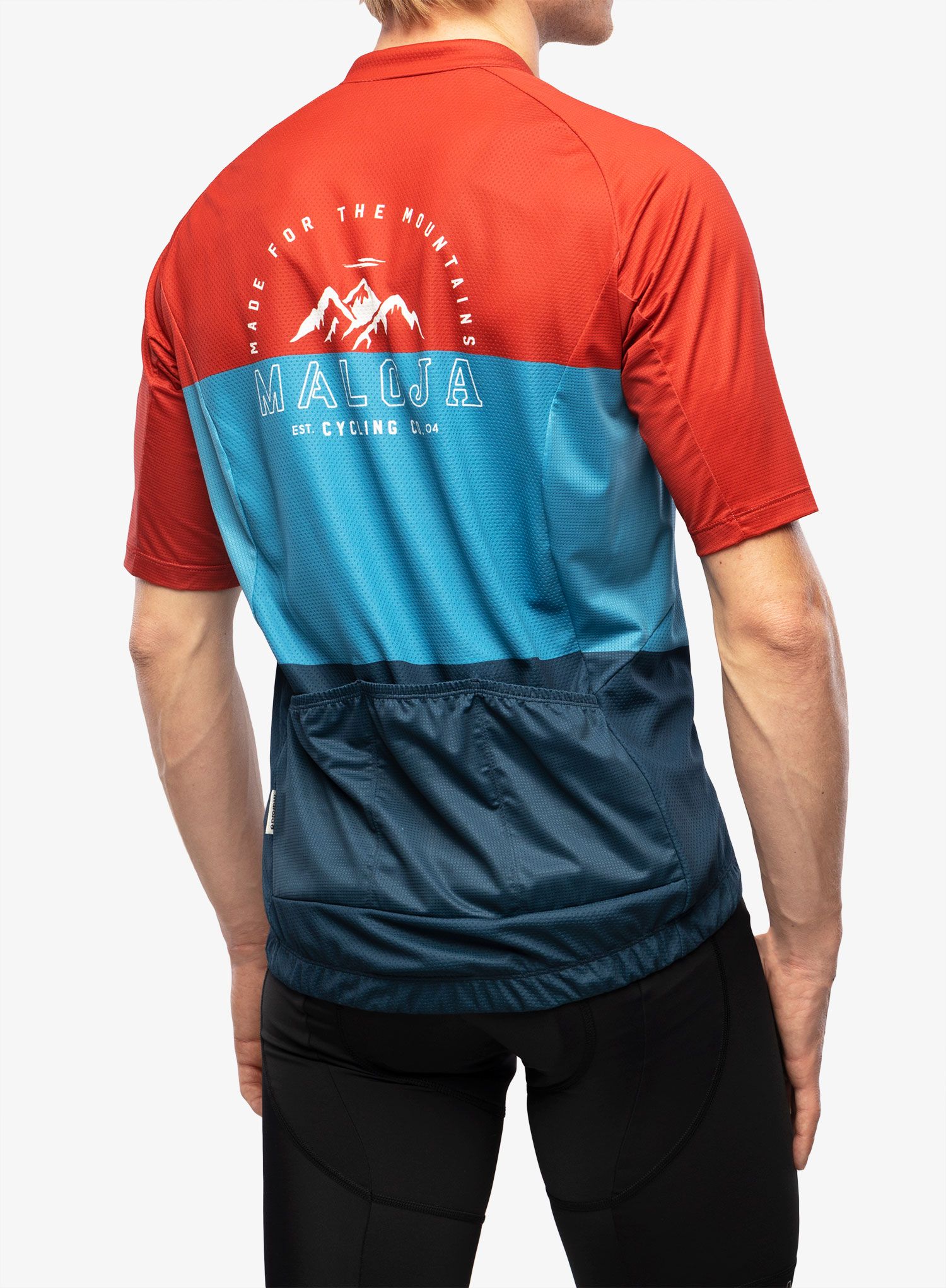 Cyklistické tričko Maloja Baretti 1/2 - midnight multi