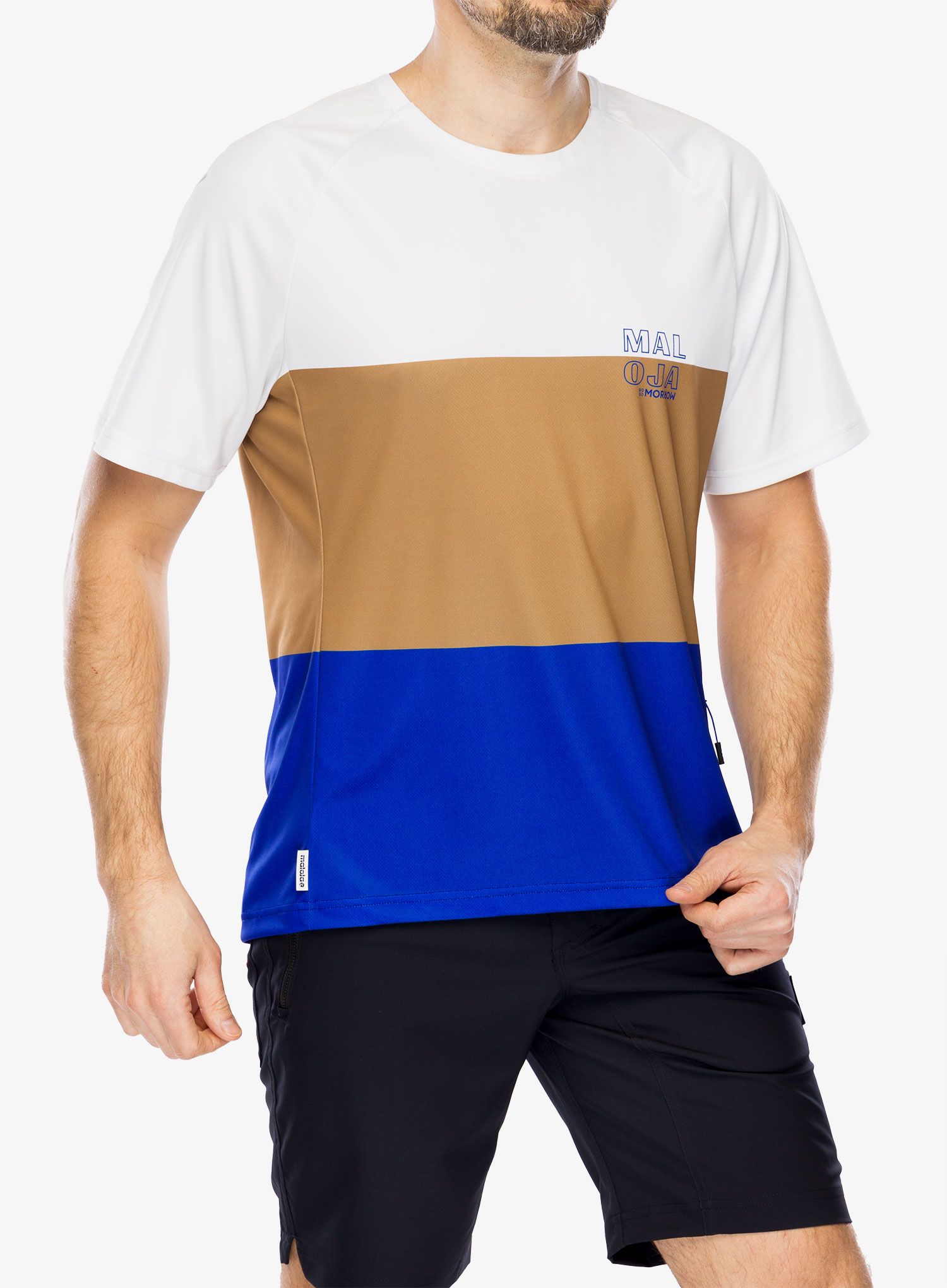 MTB tričko Maloja Baretti Multi - glacier milk multi