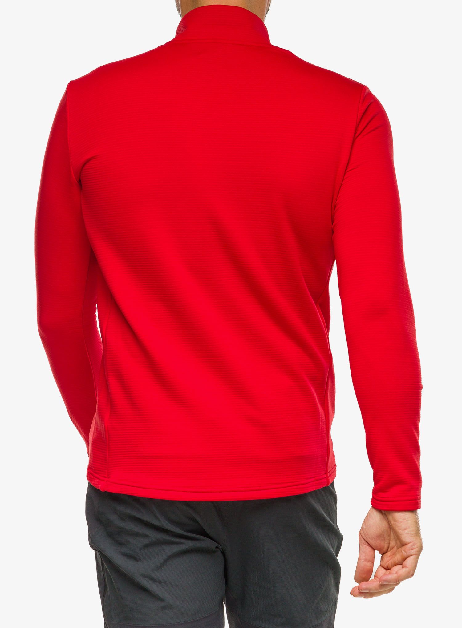 Mikina na zips Maloja Cesar - fire red