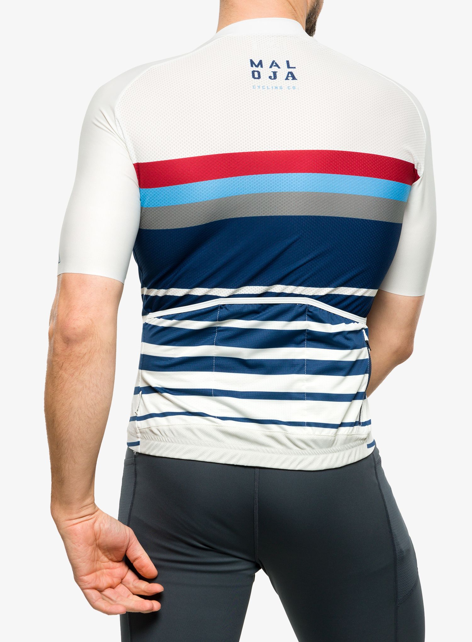 Cyklodres Maloja Furgler - glacier milk stripe