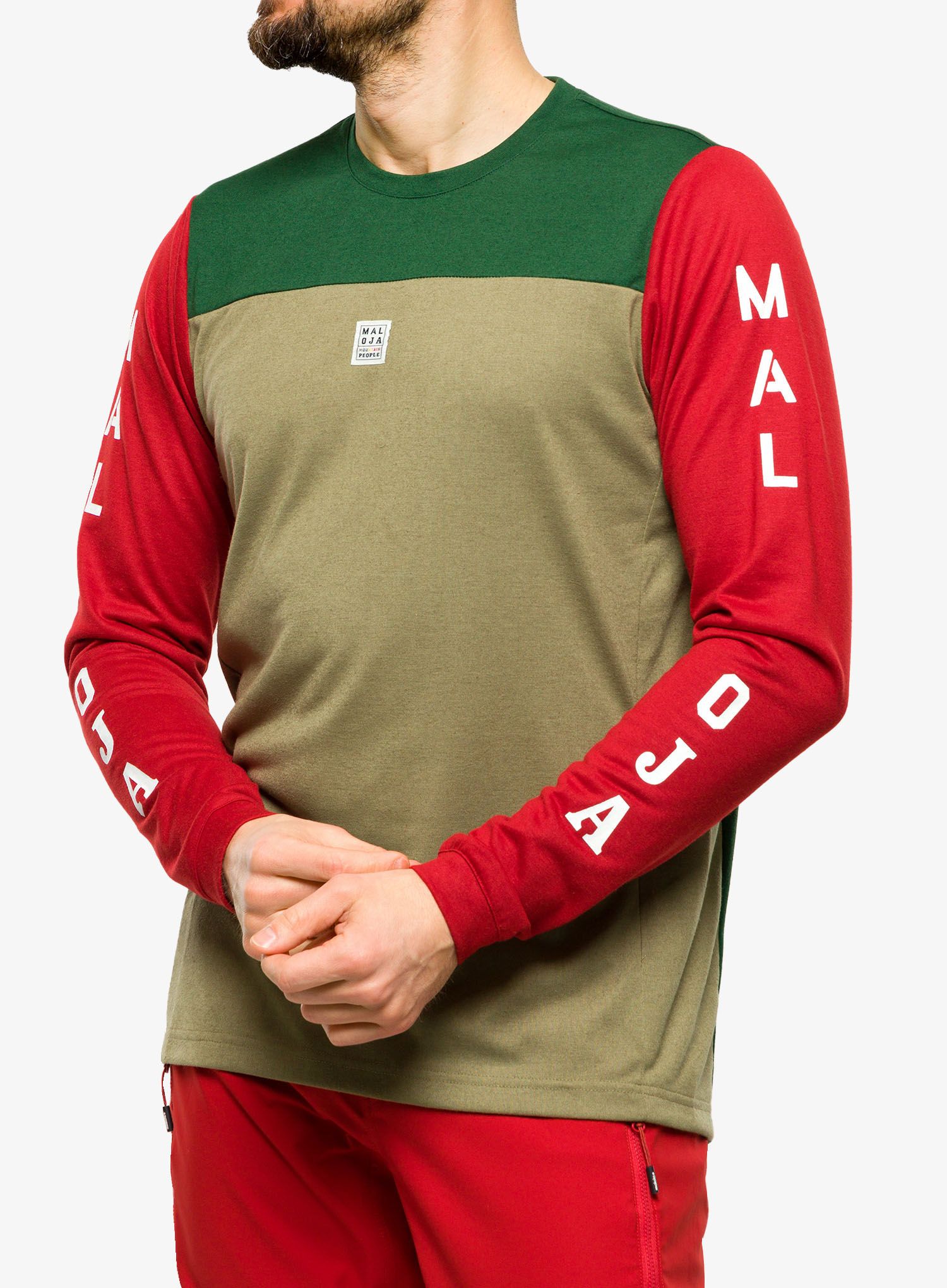 Enduro mikina Maloja Haunold - oak multi