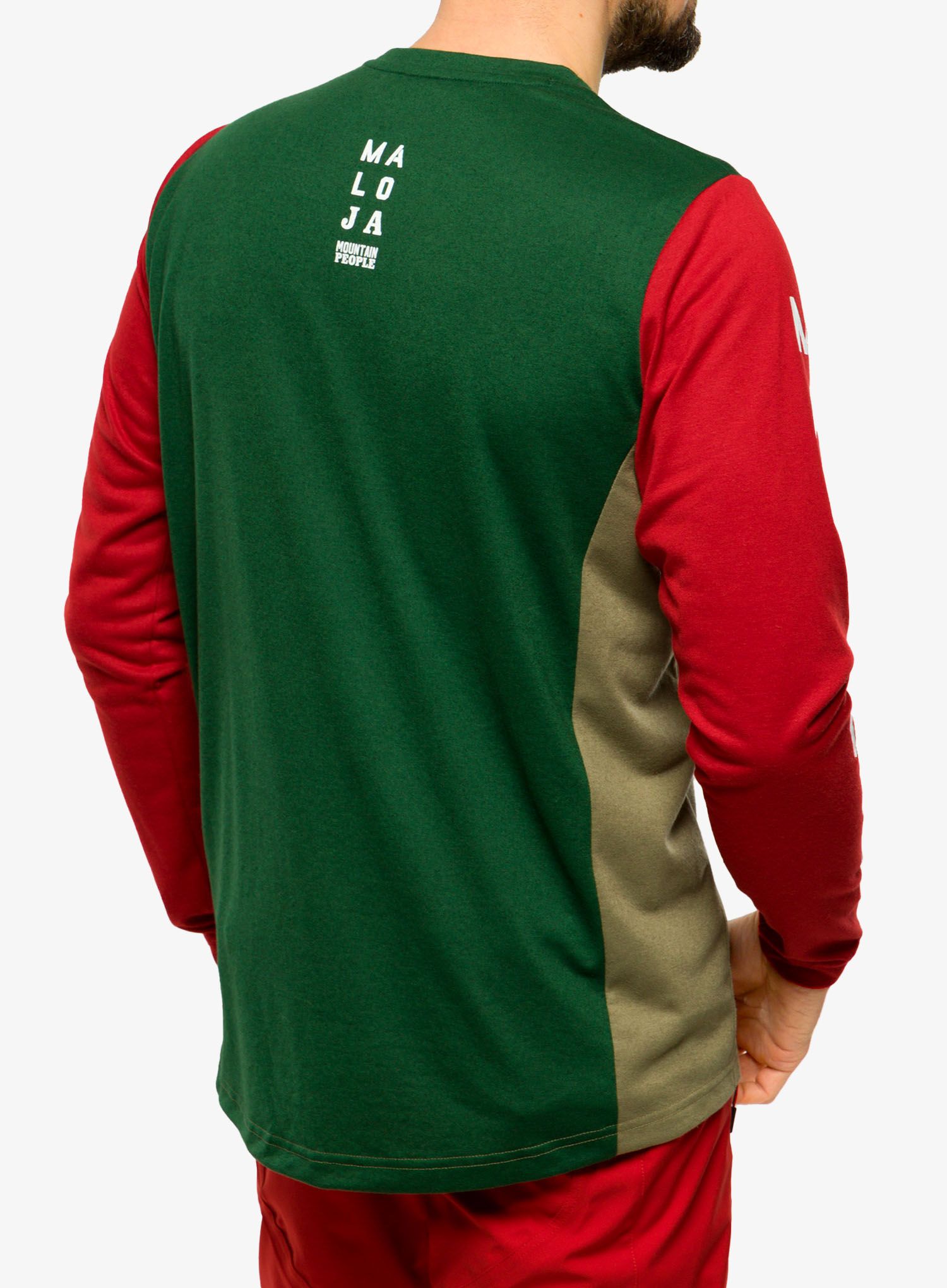 Enduro mikina Maloja Haunold - oak multi