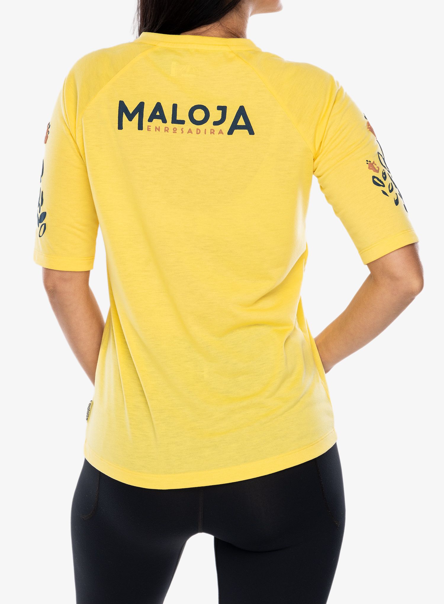 Tričko Enduro Maloja Holunder - sun