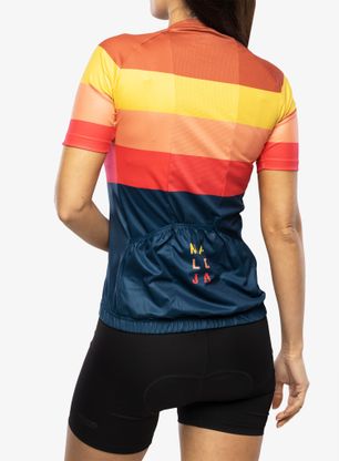 Dámsky cyklistický dres Maloja Madrisa - midnight multi