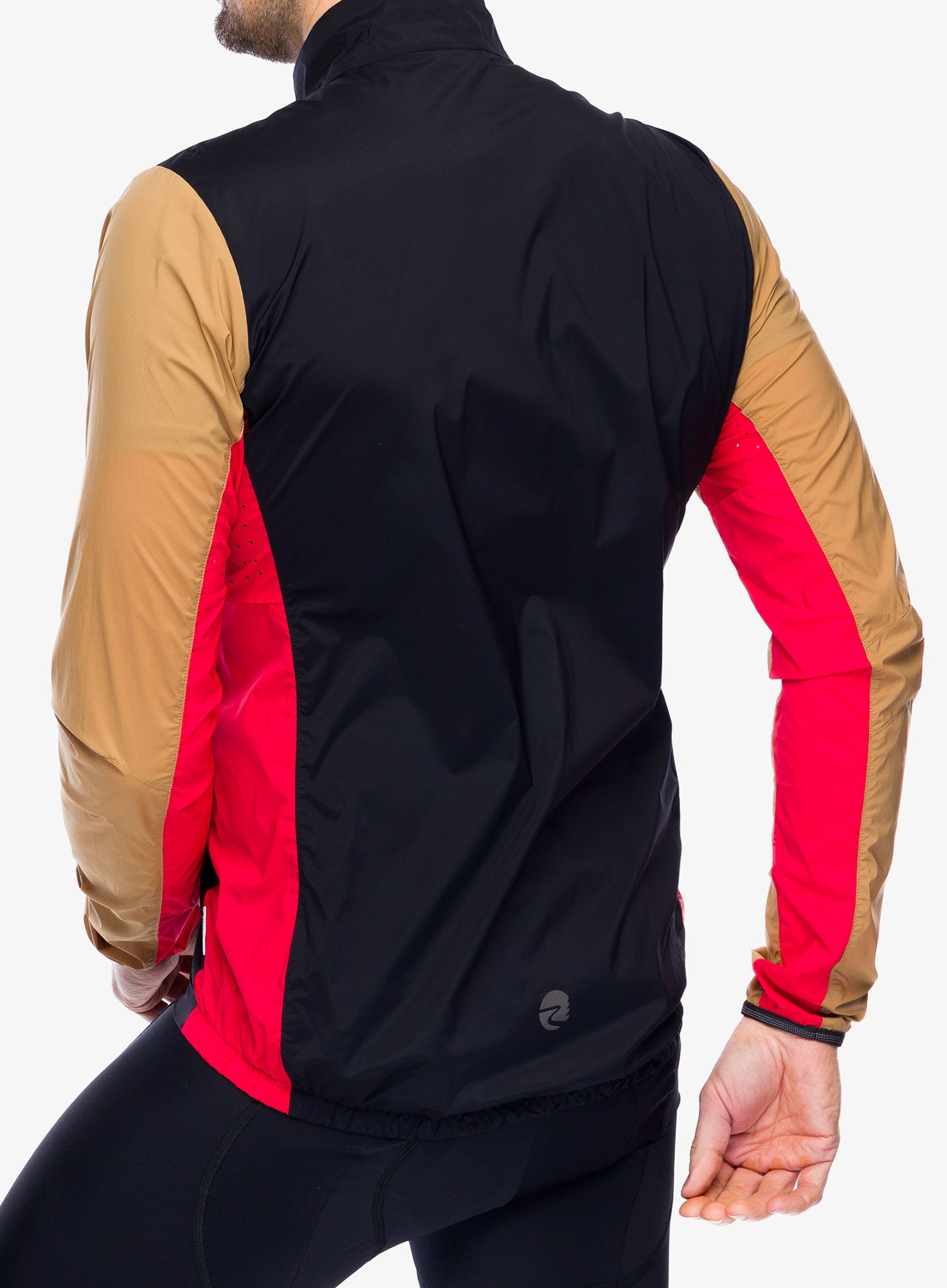 Cyklistická bunda Maloja MaxM. Jacket - deep black multi