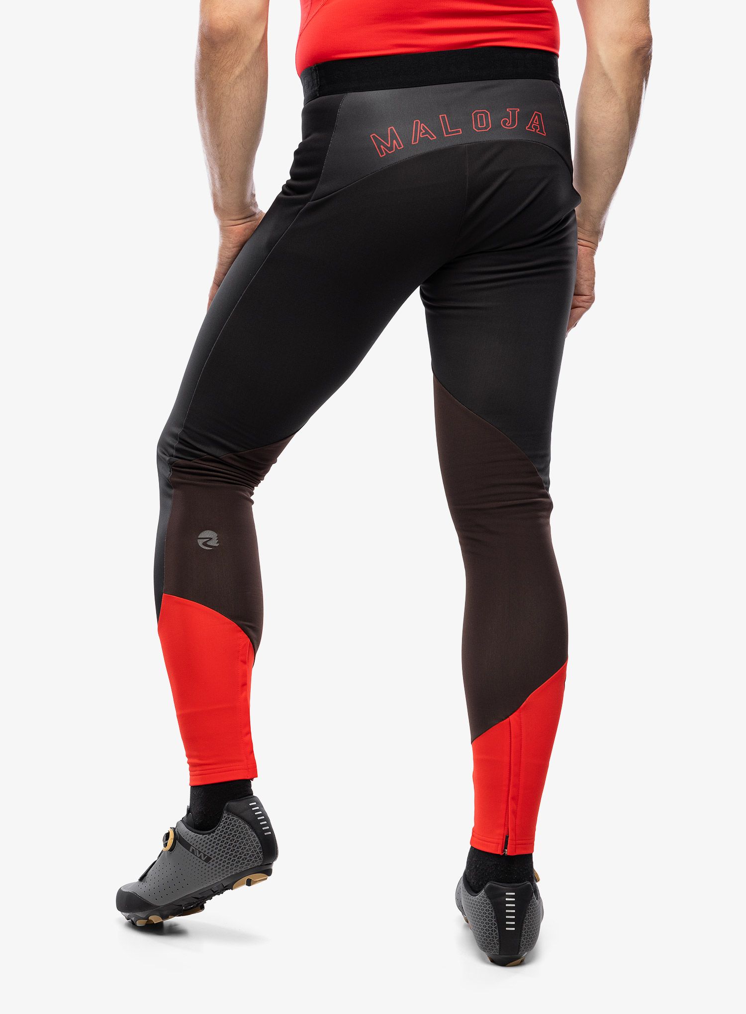 Tréningové legíny Maloja Piglon - fire red multi