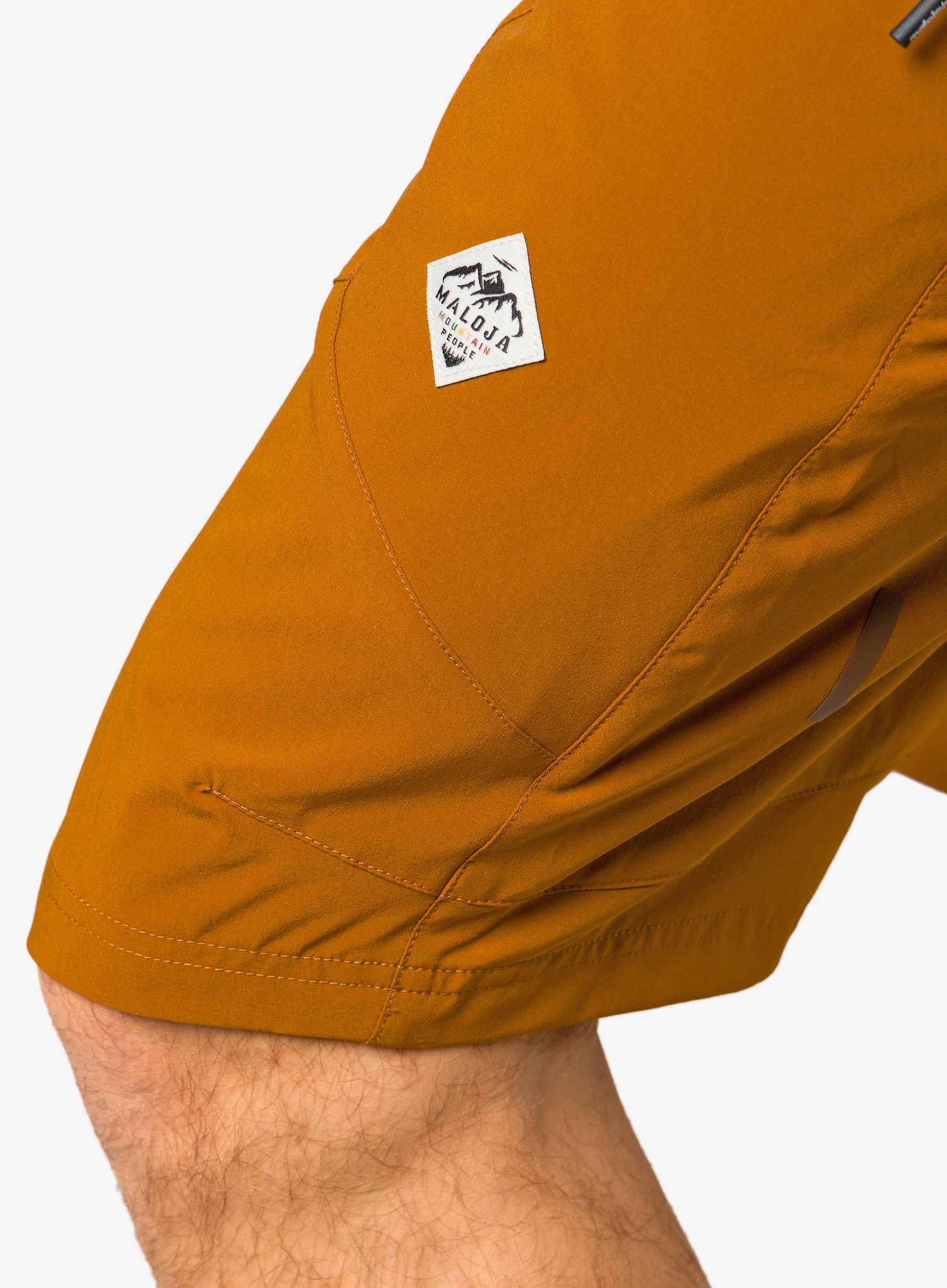 MTB šortky Maloja Pin - amber