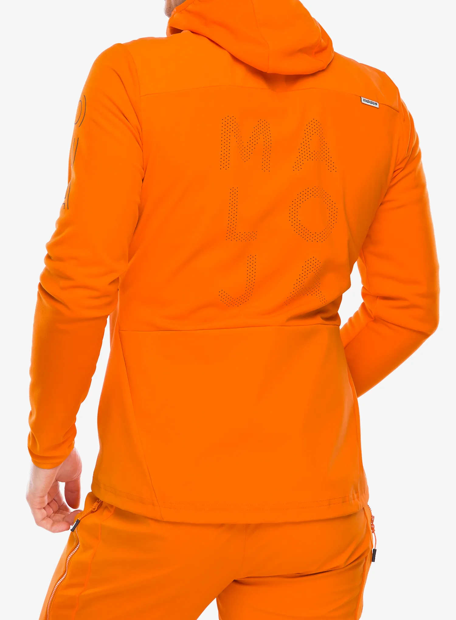 Softshellová bunda Maloja Sperber - orange sun