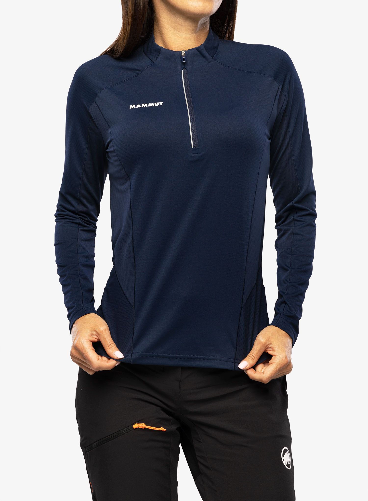 Mikina dámska Mammut Aenergy FL Half Zip Longsleeve - marine
